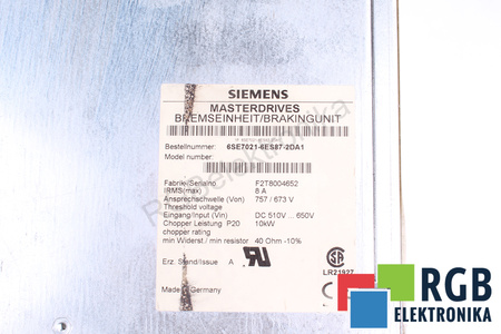 6SE7021-6ES87-2DA1 SIEMENS CARCASĂ