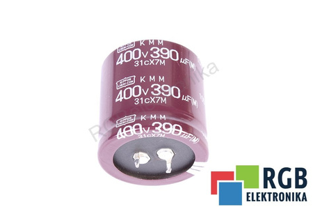 CONDENSATOR 31CX7M NIPPON 390UF, 400V CONDENSATOR