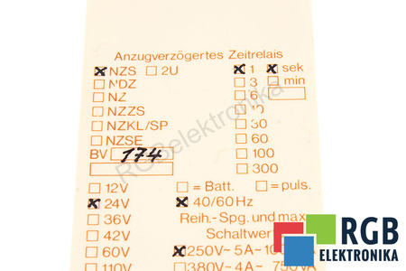 NZS SCHARCO ELEKTRONIK BV174 ȘTAFETĂ DE TIMP