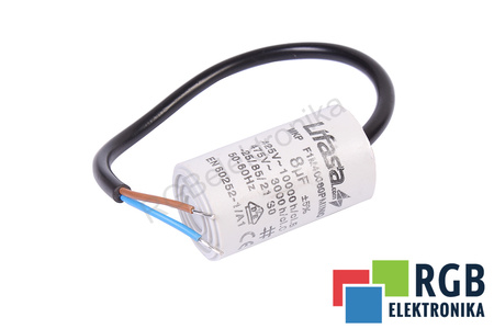 CONDENSATOR 8UF 425/475V LIFASA MKPF1M40080PMINIO 8UF, 475V CONDENSATOR