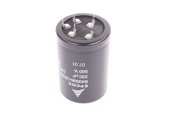 CONDENSATOR B43306-U6337-M2 EPCOS 25/070/56 330UF, 500VDC CONDENSATOR