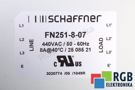 FN251-8-07 SCHAFFNER FILTRU
