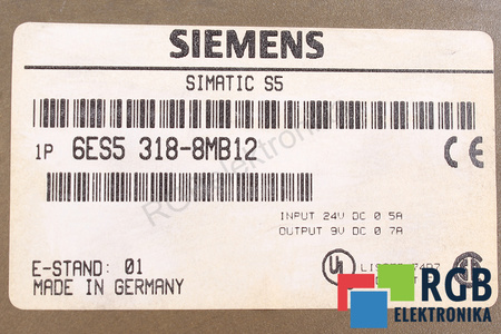 6ES5318-8MB12 SIEMENS SIMATIC S5