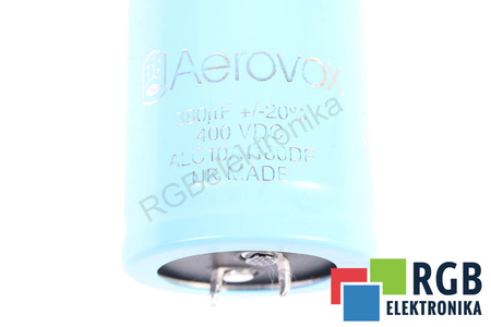 CONDENSATOR ALC10A1180DF AEROVOX 380UF, 400V CONDENSATOR