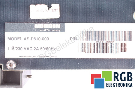 AS-P810-000 AEG MODICON SURSĂ DE ALIMENTARE