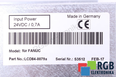 84-0079 ÎNLOCUITOR PENTRU FANUC SERIE 6BT 11M 11T 6B 0 0T 3MB 11 15-M 6T 6M 0M MONITOR LCD
