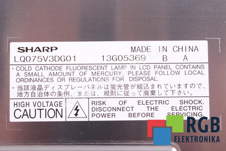 LQ075V3DG01 SHARP MATRICE LCD