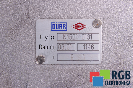 N15010131 DURR I=9 CUTIE DE VITEZE