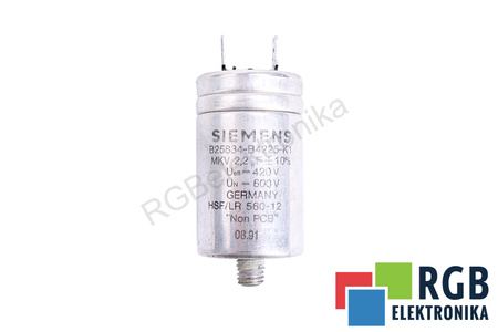 CONDENSATOR B25834-B4225-K1 SIEMENS 2.2UF CONDENSATOR