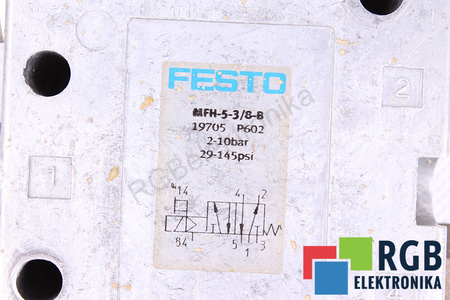 MFH-5-3/8-B FESTO ELECTROVALVĂ 2,5-10BAR