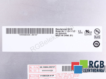 G104VN01 AUO V.0 MATRICE LCD