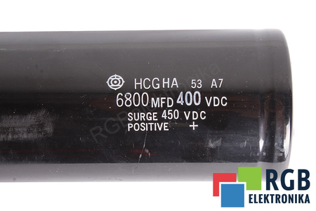 CONDENSATOR HCGHA53A7 HITACHI 6800UF, 400V CONDENSATOR