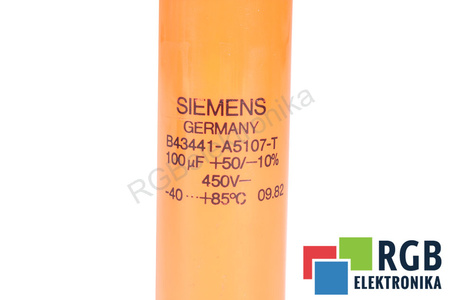 CONDENSATOR B43441-A5107-T SIEMENS 100UF, 450V
