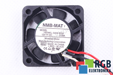 1604KL-04W-B39 NMB TECHNOLOGIES B02 40X40X10MM, 12V, 0.09A EVANTAI