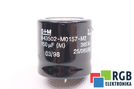 CONDENSATOR B43502-M0157-M2 S+M 150UF, 385VDC