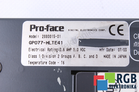 GP077-MLTE41 PRO-FACE 2880015-01 PENTRU GP477R-EG41-24VP
