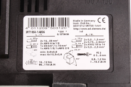 3RT1054-1AB36 SIEMENS 24V CONTACTOARE
