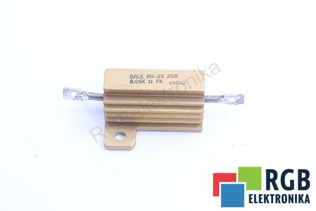 REZISTENȚĂ RH-25 DALE 8.06 KOHM 8.06KOHM, 25W REZISTENȚĂ