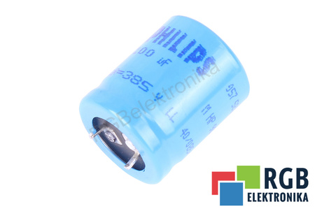 CONDENSATOR MHP9823 PHILIPS 100UF, 385V