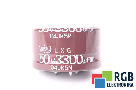 CONDENSATOR 04JK5M NIPPON 3300UF, 50VDC