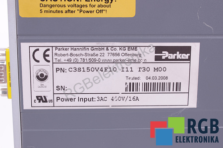 COMPAX 3 PARKER C3S150V4F10I11T30M00