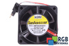 9WF0624H4D03 SANYO DENKI 60X60X25MM, 24V EVANTAI