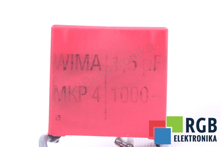 CONDENSATOR MKP4 WIMA 4, 1.5UF, 1000VDC CONDENSATOR