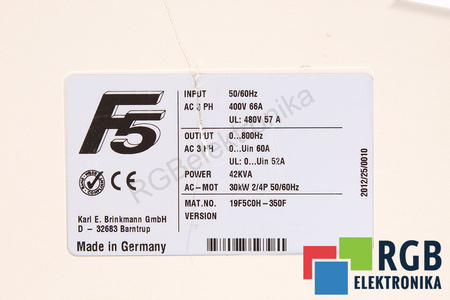 19F5C0H-350F KEB PARTE DIN CUTIE