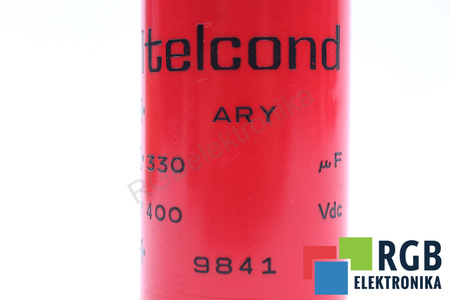 CONDENSATOR 330UF 400VDC ITELCOND CONDENSATOR