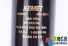 CONDENSATOR ALS41A KEMET 1000UF, 400VDC