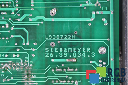 26.39.034.3 SIEB & MEYER DEFECT – PENTRU PIESE