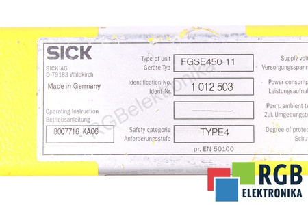 FGSE450-11 SICK 1012503 14-FGS