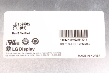 LB150X02 LG DISPLAY TL01 MATRICE LCD