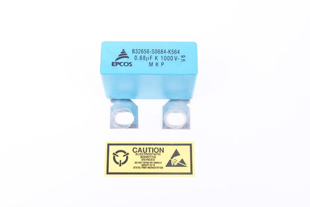 CONDENSATOR B32656-S0684-K564 EPCOS 0.68UF, 1000VDC CONDENSATOR