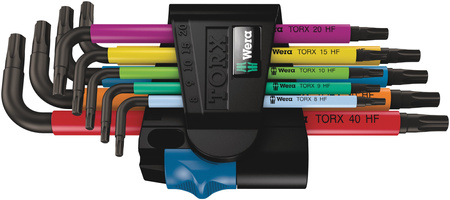 05024179001 WERA 967/9 TORX MULTICOLOUR HF 1 SET DE CHEI HEXAGONALE CU FUNCȚIE DE REȚINERE, 9 PIESE