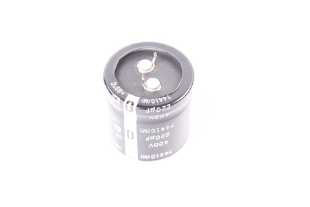 CONDENSATOR 220UF 400VDC MATSUSHITA CONDENSATOR