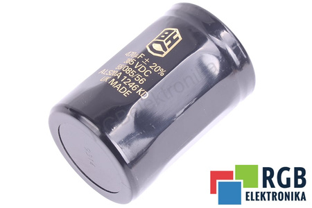 CONDENSATOR ALS20A1246 BHC COMPONENTS LTD 470UF, 385V
