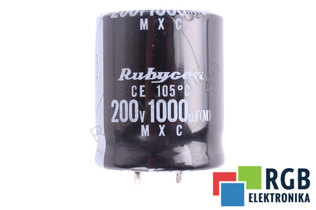 CONDENSATOR 1000UF 200V RUBYCON