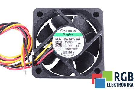 MF50151VX-G99-A SUNON MF50151VX-1000U-G99 50X50X15MM, 12V EVANTAI
