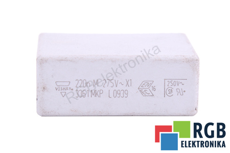 CONDENSATOR 3361MKP VISHAY 220NF, 275V CONDENSATOR