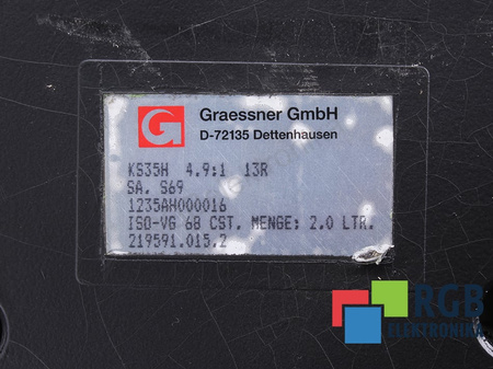 KS35H GRAESSNER 1235AH000016 CUTIE DE VITEZE