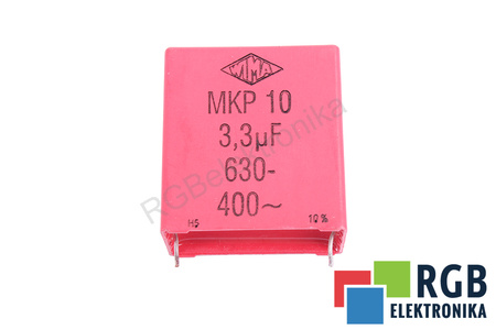 CONDENSATOR MKP10 WIMA 3.3UF, 630/400V