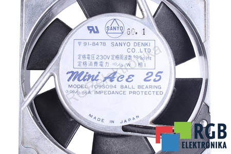 109S094 SANYO MINI ACE 25 230V EVANTAI