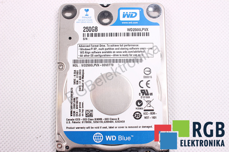 WD2500LPVX WESTERN DIGITAL 250GB SATA 2.5"