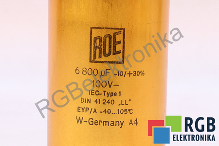 CONDENSATOR DIN41240LL ROE 6800UF, 100VDC