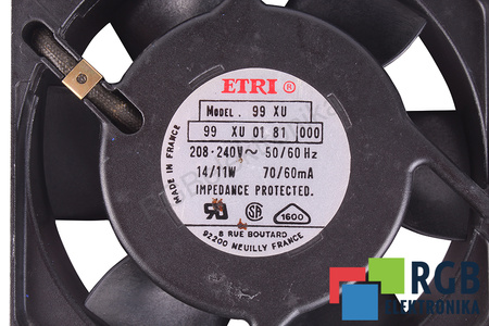 99XU0181000 ETRI 208-240V 70/60MA 14/11W EVANTAI