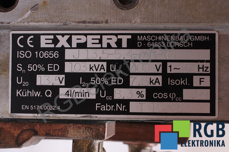 J13.5-5.4-400-TM EXPERT 103KVA U1N 400VAC U20 13.5V 7.6K