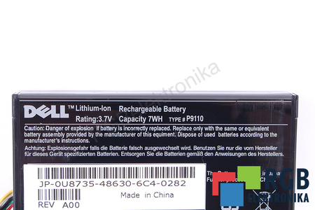 P9110 DELL JP-0U8735-48630-6C4-0282 BATERIE