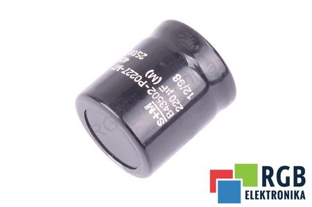 CONDENSATOR B43502-P0227-M7 S+M 220UF, 400V