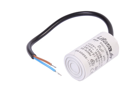 CONDENSATOR 8UF 425/475V LIFASA MKPF1M40080PMINIO 8UF, 475V CONDENSATOR
